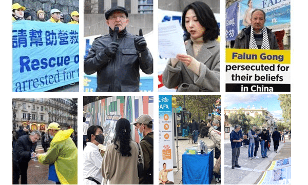 Falun Gong practitioners raise awareness of the persecution on Human Rights Day events worldwide.