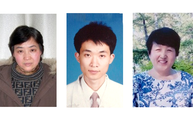Ms. Zhang Yuzhen (left). Dr. Li Lizhuang (middle), and the late Ms. Fu Guihua (right) were sentenced for persisting in their faith in 2021.