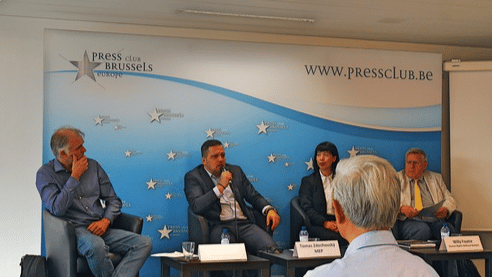 Conference at the Brussels Press Club on June 29 to discuss the CCP’s forced organ harvesting of Falun Gong practitioners in China 