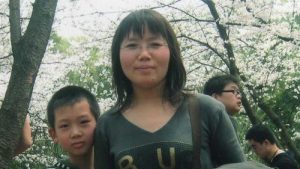 Ms. Gong Xianghui and her son.