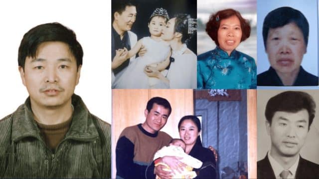 Practitioners whose deaths were reported in April and May 2023 (from left to right, top to bottom): Mr. Yang Lingfu, Mr. Wang Yudong and Zhu Xiumin, Ms. Xiang Huaixiang, Ms. Zhang Guiyun, Mr. Qu Hui and Ms. Liu Xinying, and Mr. Wang Kui.