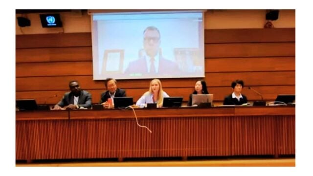 Freedom of Religion and Belief in China, side event during the 59th session of the United Nations Human Rights Council on June 16 (NTDTV.com/Edited by Faluninfo)