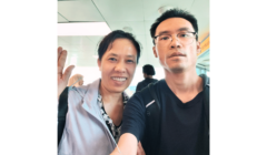 Thanks to international advocacy, Ms. Liu Pintong reunited with her son, Hu Xuanming, in England for the first time in years.
