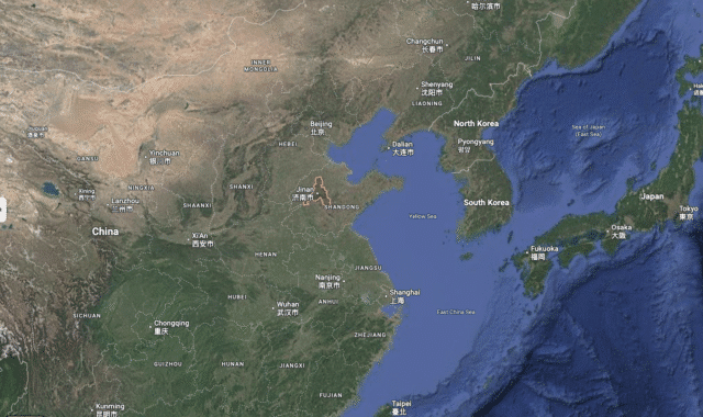 Jinan City, Shandong Province (Google Map)