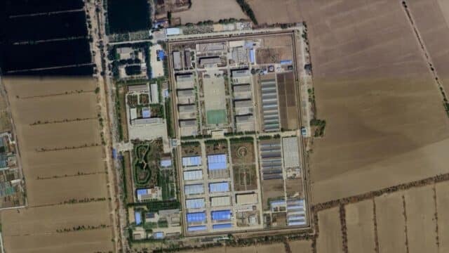 Shizuishan Prison, Ningxia Hui Autonomous Region, China (Google Earth satellite image)