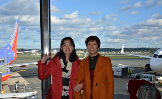 Alisa Zhou and Her Mother